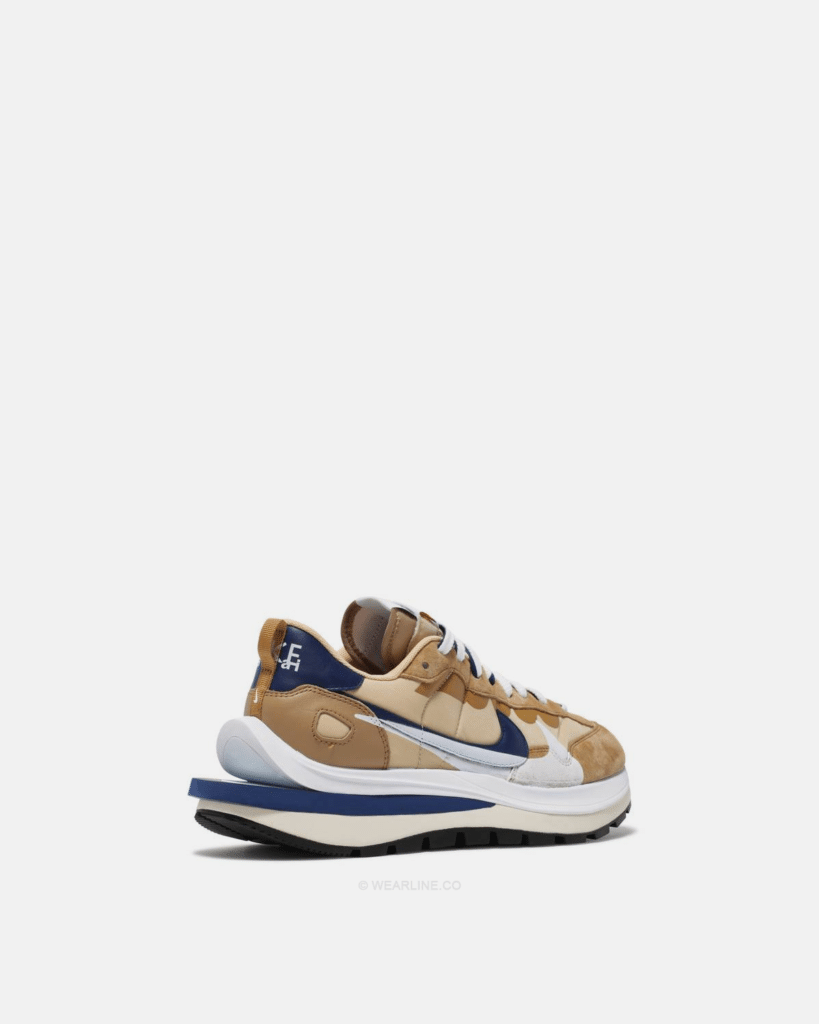 nike x sacai vaporwaffle sesame & blue void