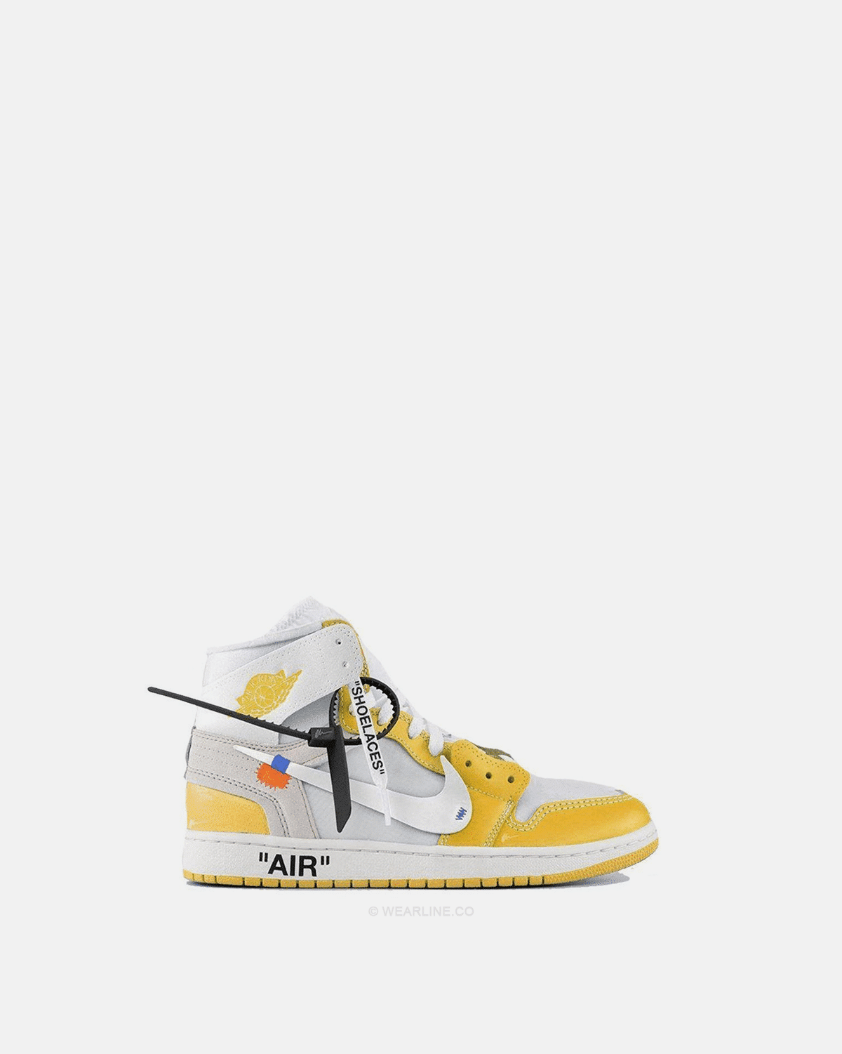 OFF-WHITE x Air Jordan 1 Canary Yellow •