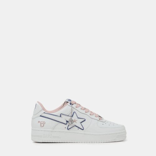 BAPESTA x LOW "BAPY WHITE PINK"