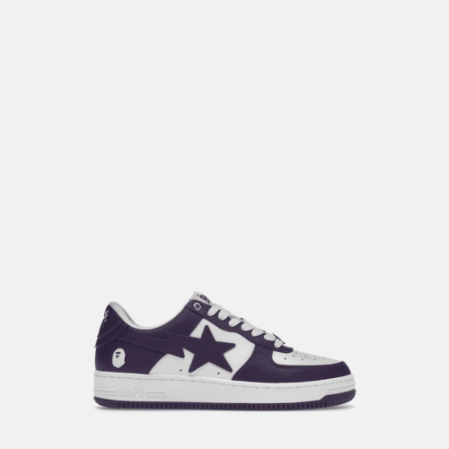 BAPESTA x LOW "PURPLE WHITE"
