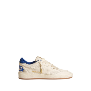 Sneakers Ball Star - Golden Goose - Blanc Bleu - silhouette - Wearline