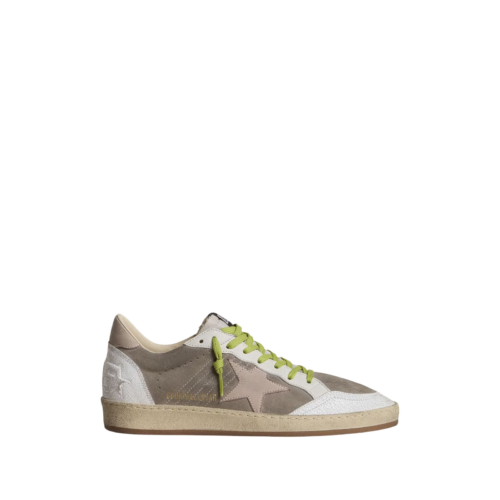 Sneakers Ball Star - Golden Goose - Blanc Gris - details - Wearline