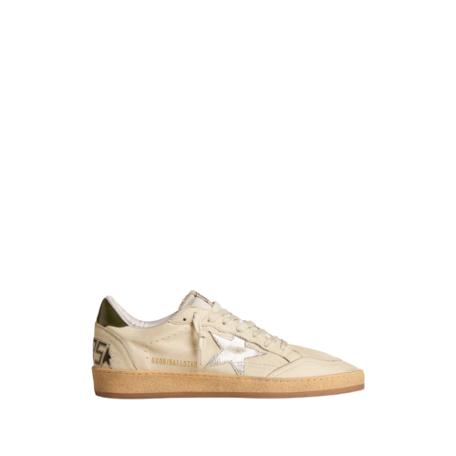 Sneakers Ball Star - Golden Goose - Blanc - vue laterale - Wearline