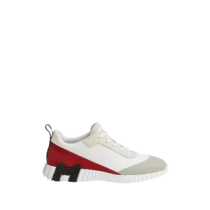 Sneakers Bouncing « White Red » - Hermès - Blanc - coupe - Wearline