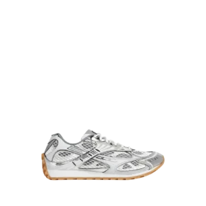 Orbit Sneaker « White Silver » - Bottega Veneta - Argent Blanc - semelle - Wearline