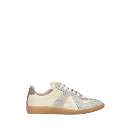 Sneakers Replica « White/Grey » - Maison Margiela - Blanc Gris - look - Wearline