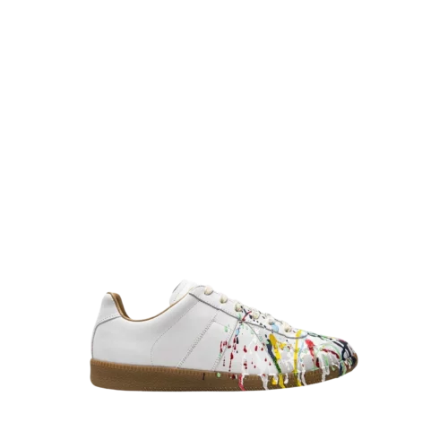 Sneakers Replica Paint « White » - Maison Margiela - Blanc - vue laterale - Wearline